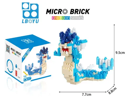 Pokémon Mikro Byggstenar LBOYU Jigglypuff Gengar Mudkip Piplup Raichu Bulbasaur Pikachu Mini Klossfigurer Leksak För Barn 8 best sales lboyu mikrotegelsten - №3