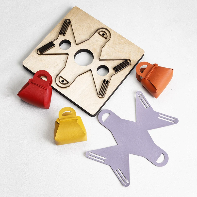 Leather Cutting Die Cut Leather  Mini Bag Mold Leather Tool Template For DIY Craft Ornament