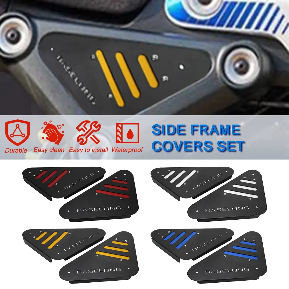 

2024 Motorcycle Accessories Rear Seat Under Side Guard Board Cover Frame Set For Honda MSX Grom 125 JC92 MSX125 2021-2023 2022