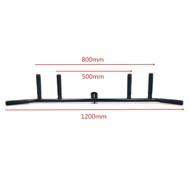 Gym Barbell Attachment Hand Grips Fitness Rowing V-Bar Core Strength Training Accessories