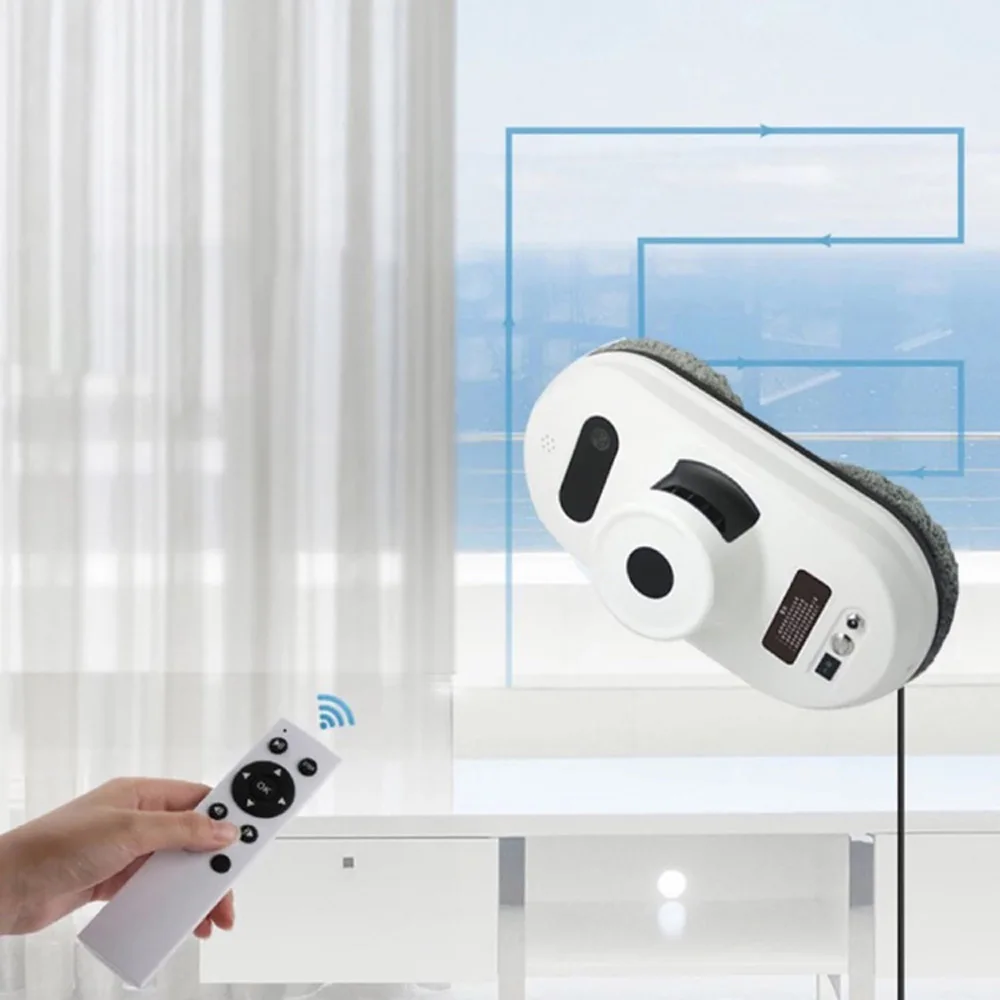 Household Electric Cleaning Robot Glass Vacuum Cleaning Machine Limpiacristales Remote Control For Home