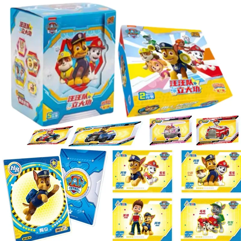 

Card Fun Genuine Paw Patrol Cards Action Pack Series 1 Chase Ryder Collection Card Rare Children Anime Peripheral Gift Toys