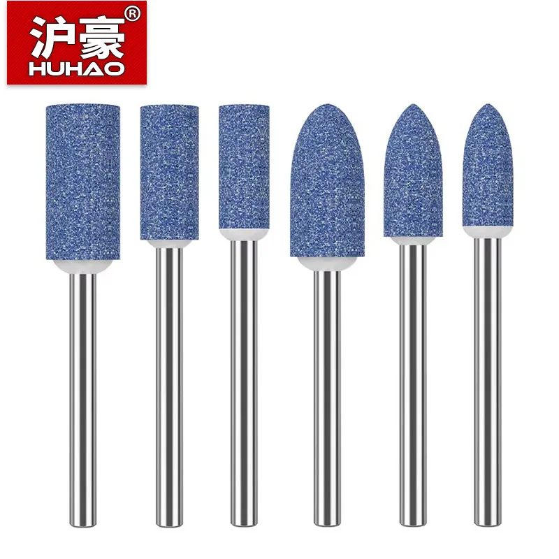 HUHAO 5PC/10PC/100PC Polishing Grinding Head Drill Bit 3mm Electric Grinding Stone Wheel Head Abrasive Mounted Rotary Power Tool
