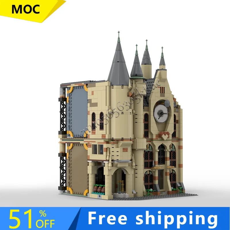 

2329 PCS Hot Seller MOC Medieval Ancient Castle Building Block Retro Architecture Model Display Toy For Kids DIY Assembly Gifts