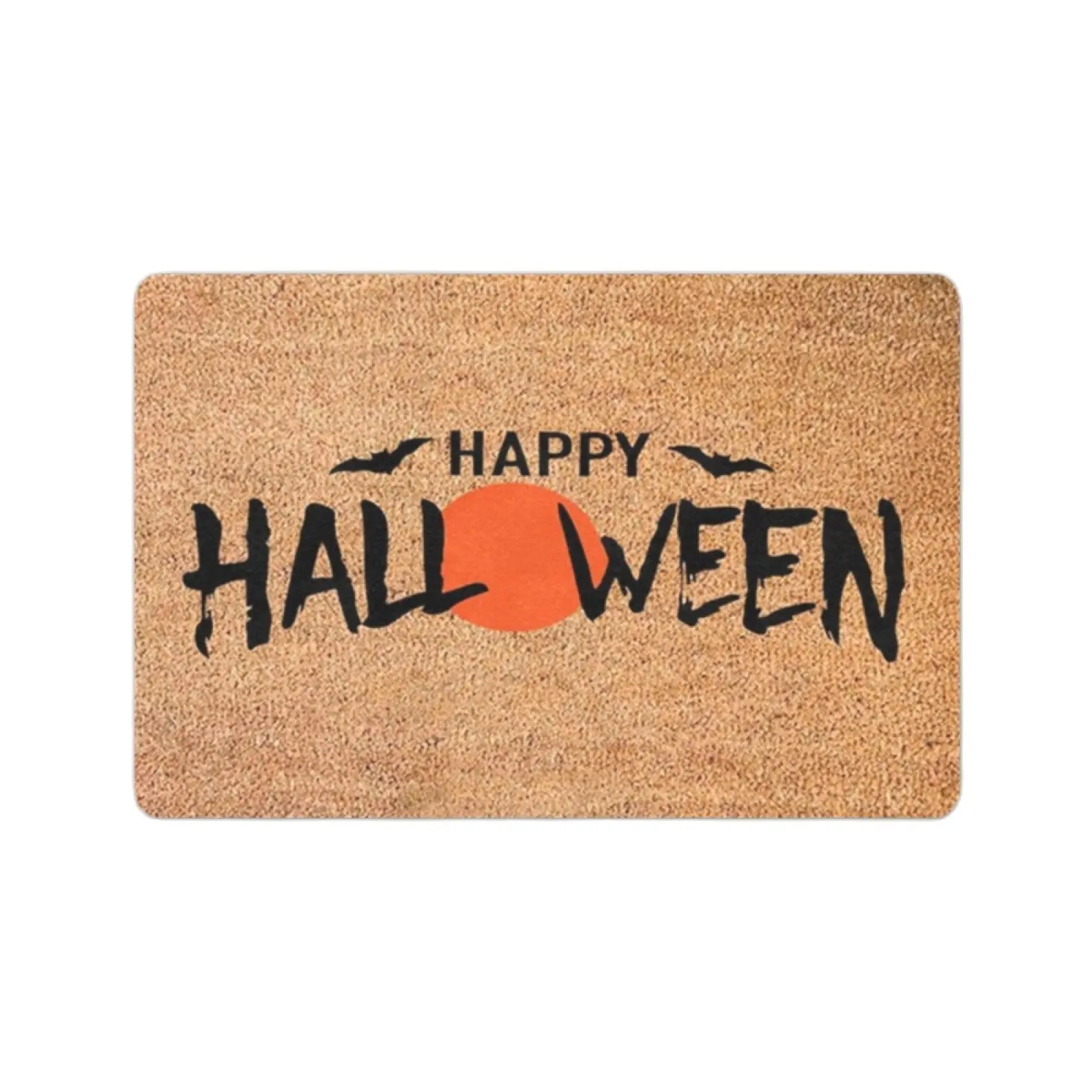 

Boo Outdoor Mat Halloween Doormat Welcome Entrance Indoor Fall Floor Funny Home Decorative Rug Holiday Door Mat