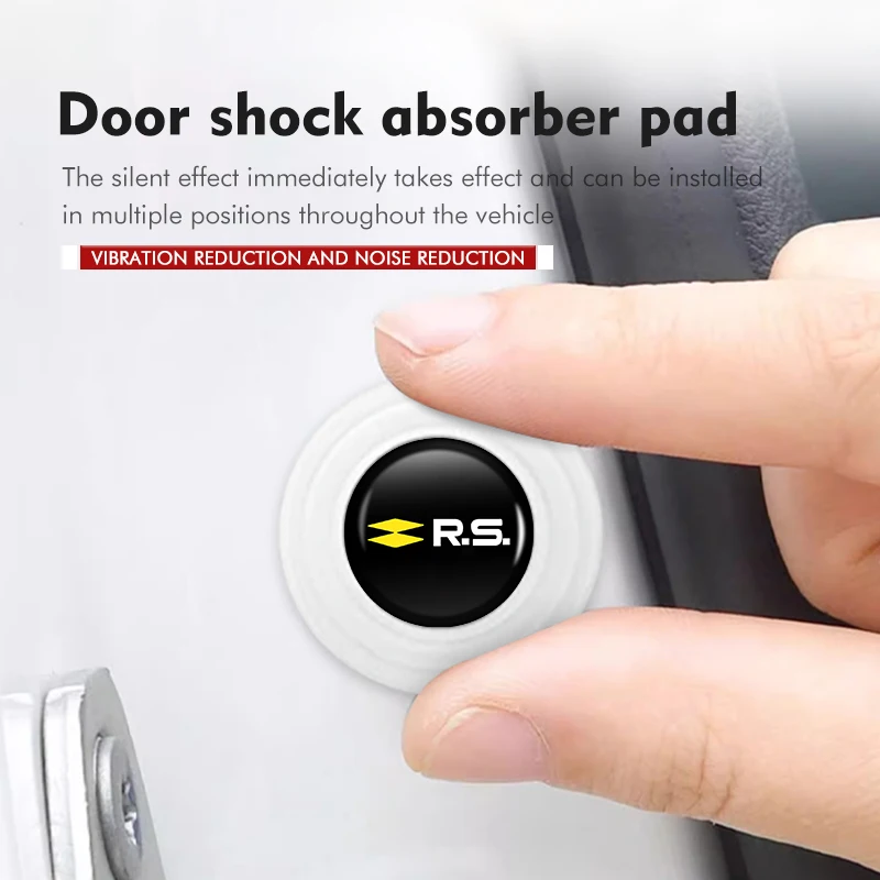 Car Shock Absorber Door Protection Sticker Pads Accessories For Renaul RS Sport Megane 3 4 2 Clio 5 Line Sandero Scenic Logan