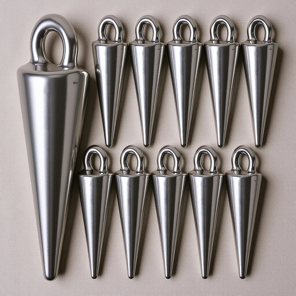 

20Pcs Zinc Alloy Cone Charms Versatile Earrings Bracelet Necklace Making Craft Supplies Jewelry Accessories Bulk