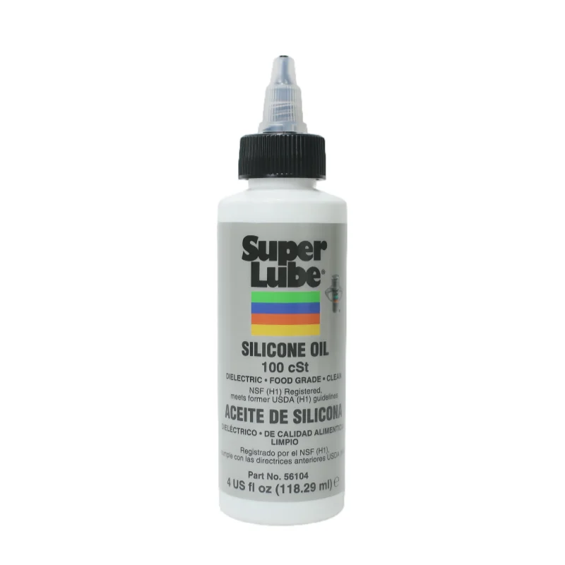 Original SUPER LUBE 56104 Silicone Oil 100cSt Resistance to Oxidation Hydrolysis Ageing 3OZ