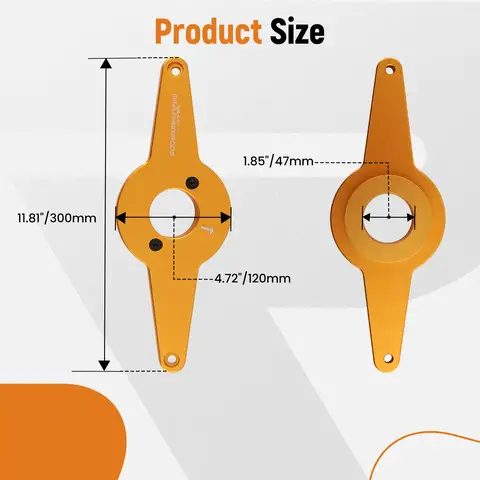 엔진 진동 댐퍼 홀딩 도구 크랭크 샤프트 풀리 제거 충격 흡수 장치 Audi Seat Skoda VW M16 x 1.5 1/4-25 UNF