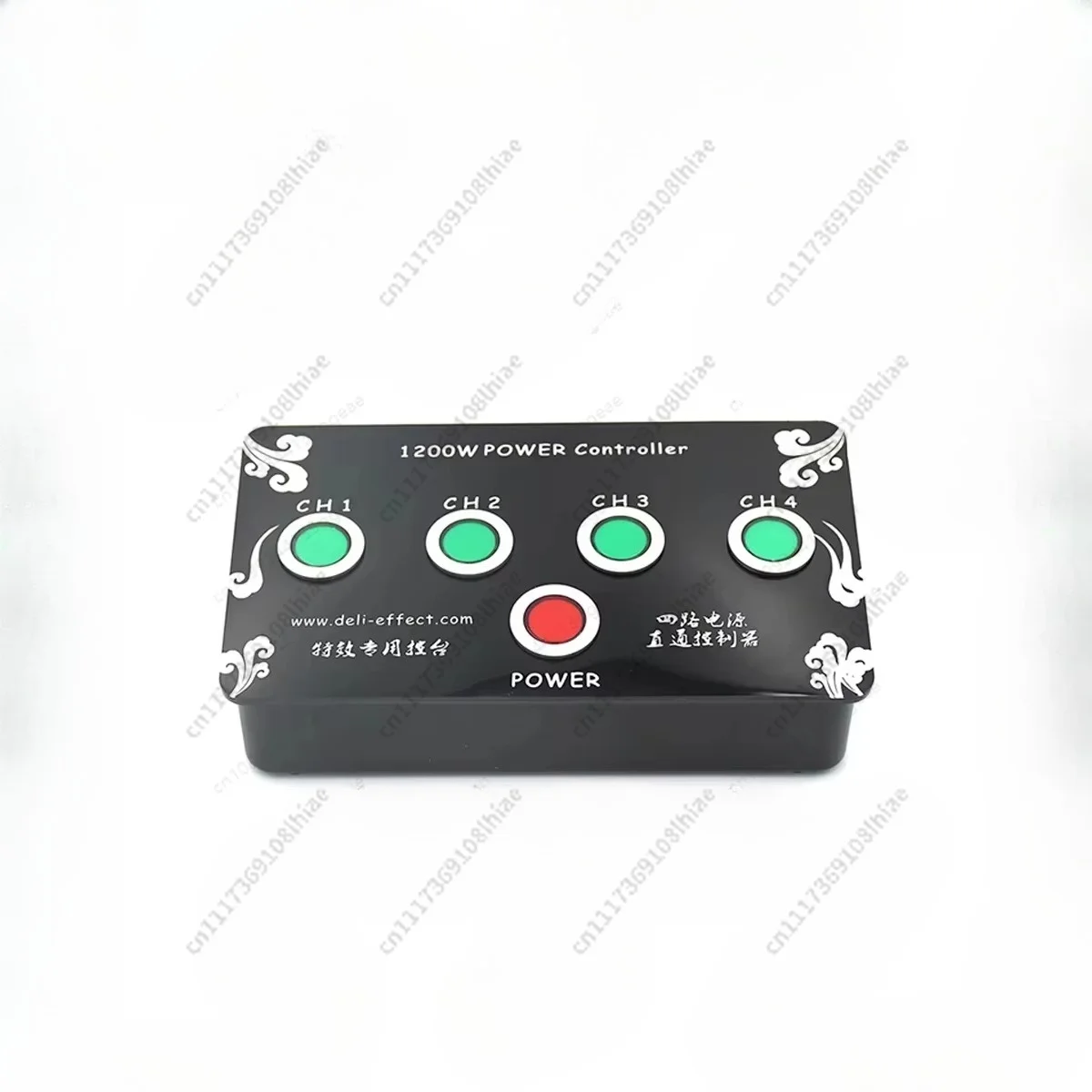 Single Trigger Pull Box Dj Stage Light Controller 4 Channels Mini Power Controller with Red Soloflash Button Effect Console