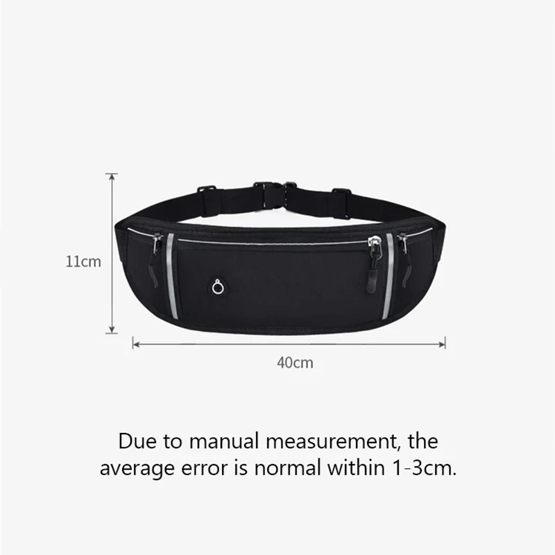 Professionelle Laufen Taille Tasche Sport Gürtel Tasche Handy Fall Männer Frauen Versteckte Tasche Gym Sport Taschen Lauf Gürtel Taille Pack – Detail 6