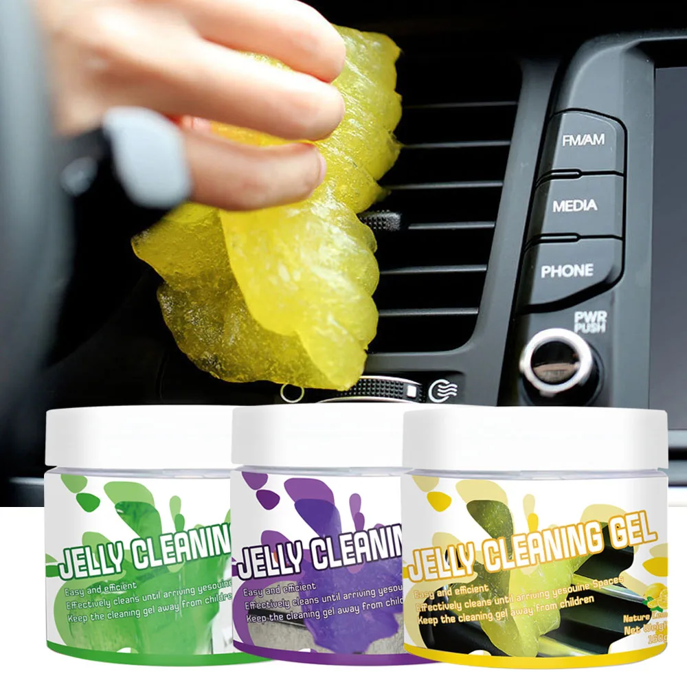 Multifunction Car Cleaning Gel Magic Jelly Clean Gel Home Cleaner Laptop Keyboard Car Interior Cleaning Mud Dust Dirt Remover