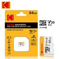 Original Kodak Memory Card 128GB 64GB 32GB TF micro sd card Class 10 UHS-1 flash card Memory Microsd for Samrtphone PC