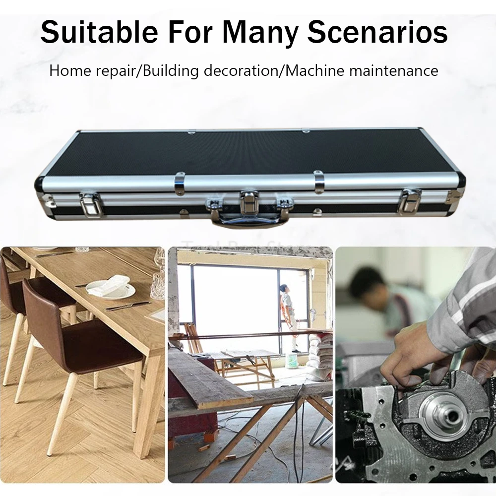 Tool Box Potable Aluminum Hard Case Toolbox Suitcase Large Equipment Tool Case Bag Storage Box Sealed Waterproof Instrument Case
