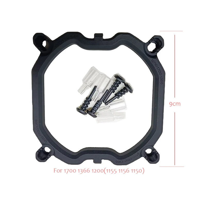 updated new LGA1700 1200(1150 1155 1156) 1366 bracket fixed for b660m 3in1 Desktop CPU Cooler Fan bracket  Holder Base