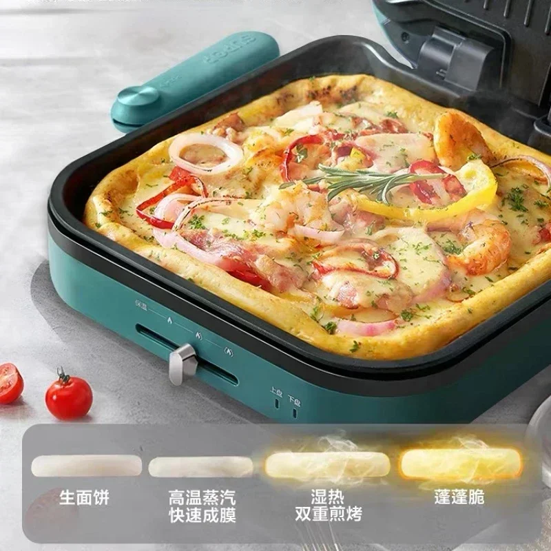 Multi-function new electric baking pan household double-sided heating griddle pancake removable and washable deepening oven