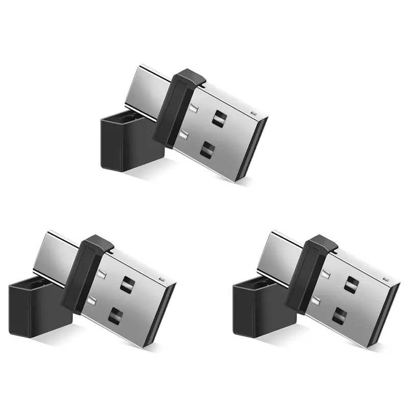 3X USB And Type C 2 In 1 Mouse Jiggler USB Mover Undetectable Automatic Mouse Shaker Wiggler