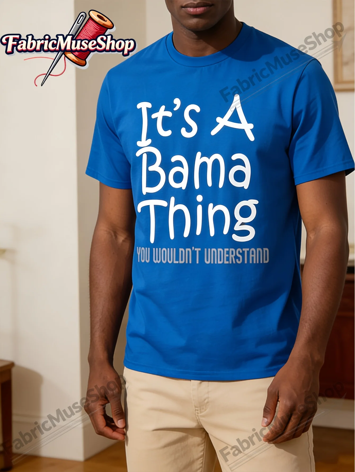 It'S A Bama Thing You Wouldn't Understand Alabama T-Shirt | Casual Crew Neck, Medium Stretch Fabric, Geometric-pattern, All-season, Regular Fit