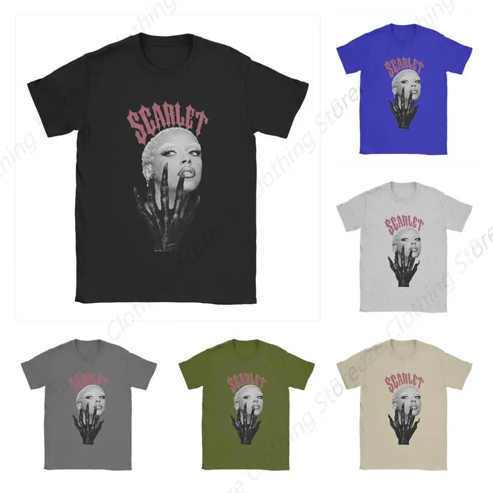 

Men Women Doja Cat Scarlet Print No Border Graphic T Shirt Outfits Cool Pure Cotton T Shirts Top Tee Clothes Classic