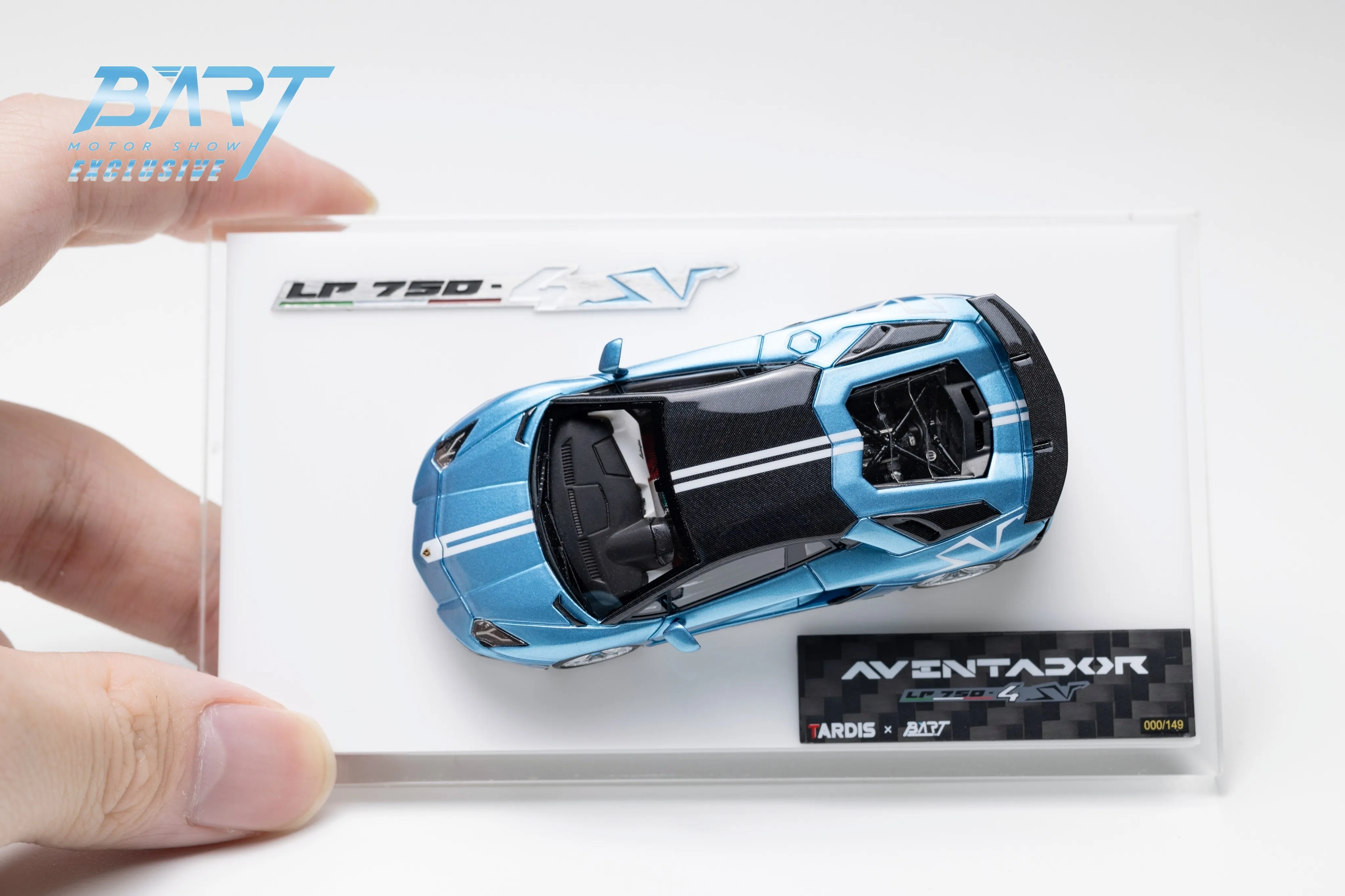 TARDIS x Bart 1:64,Motorshow Lamborghini LP750-4 SV,resin static