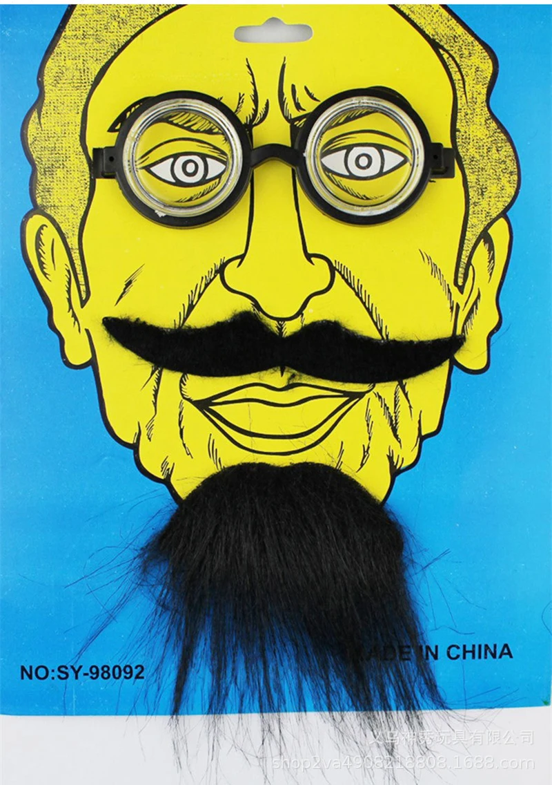 أزياء تنكرية للنساء ، هالوين ، جندي ، خبز ، رجل ، حفلة ، أنيمي ، الجد القديم ، الشارب ، الحواجب ، ارتداء مضحك ، إكسسوارات للنساء #6