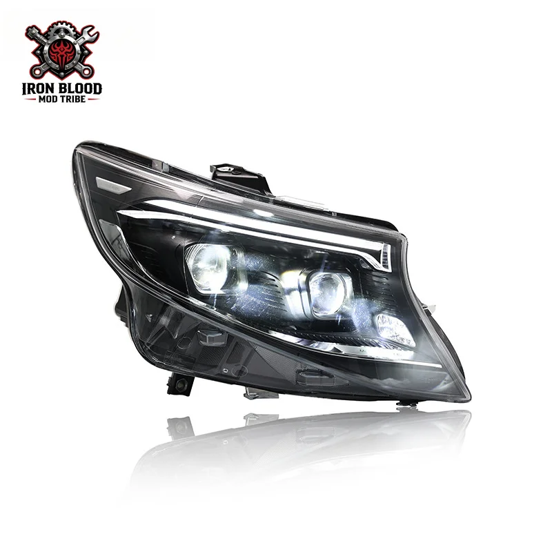 

Suitable for 2016-2023 Mercedes-Benz headlight assembly, Vito modified LED lens daytime running lights, old model upgraded