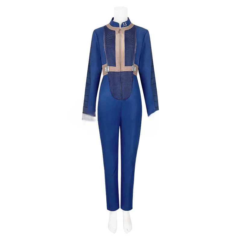 Fall Cos Out Lucy Cosplay Costume Vault 33 Female Male Survivor Suit Jumpsuit Uniform Prop Kids Halloween Party Dress Women Men