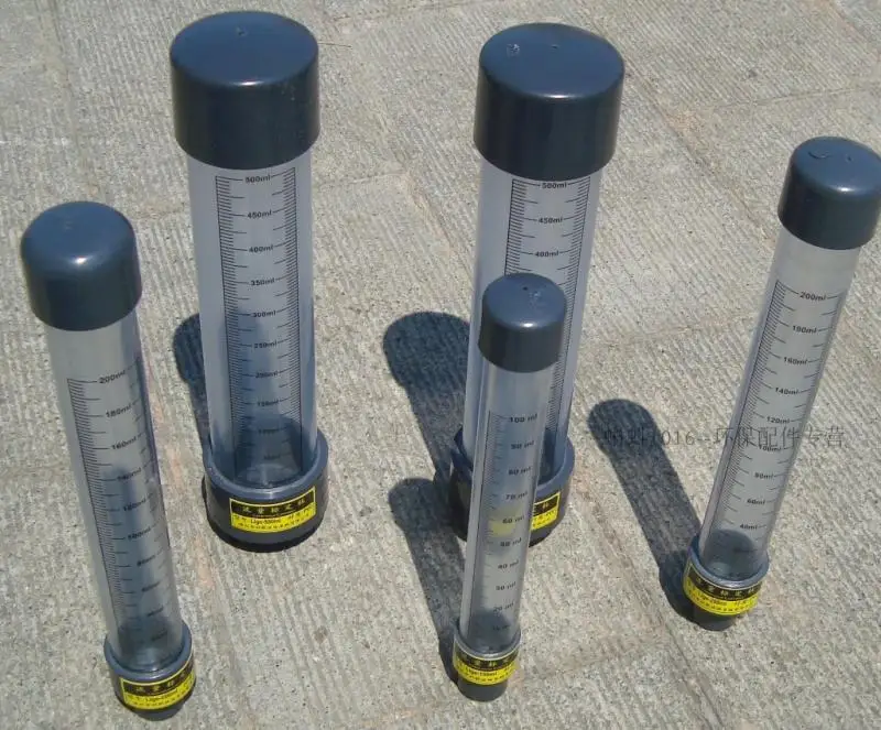 Metering Pump Dosing Calibration Flow Calibration Column 100/200ML Transparent PVC Pipe Calibration Tube