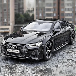 1: 18 AUDI RS7 Sportback Empat Pintu Coupe Remote Control Paduan Diecast Model Mobil Hobi Mengumpulkan Hadiah Dekoratif Kotak Pacar 10 mobil model skala penjualan terbaik 1 18 - №