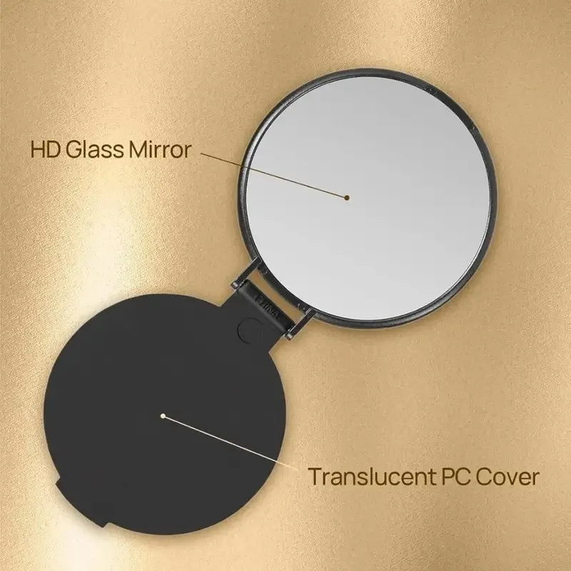 50 قطعة من مرايا المكياج الصغيرة المحمولة القابلة للطي - خالية من البطارية 2.75 × 2.44 بوصة باللون الأبيض، مرآة العناية بالبشرة لأدوات العناية بالبشرة #4