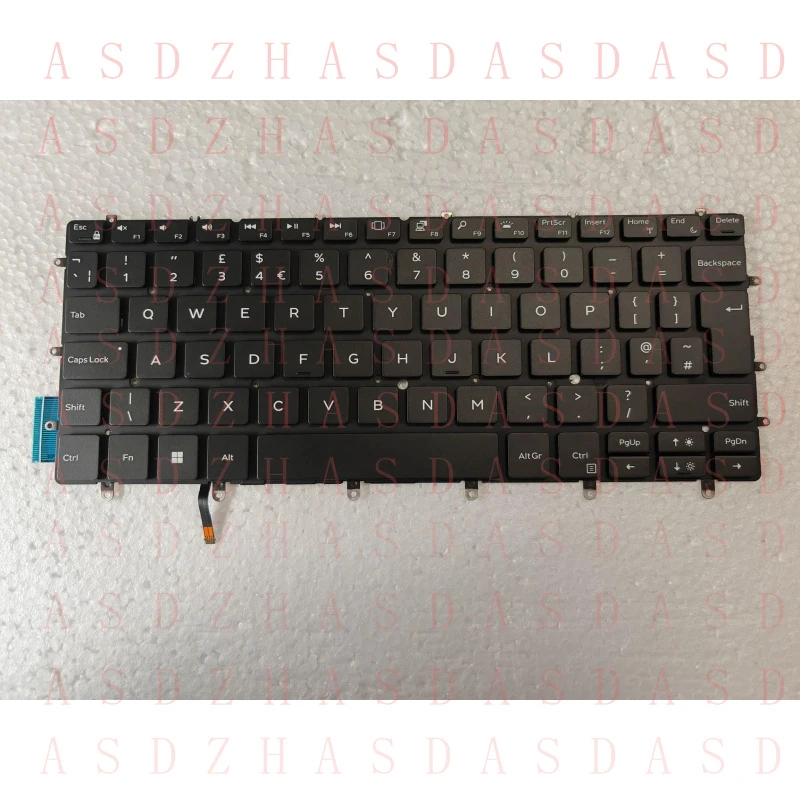 

НОВАЯ Клавиатура с черной подсветкой для Dell XPS 13-9370 9317 9380 9305 7390 P82G UK