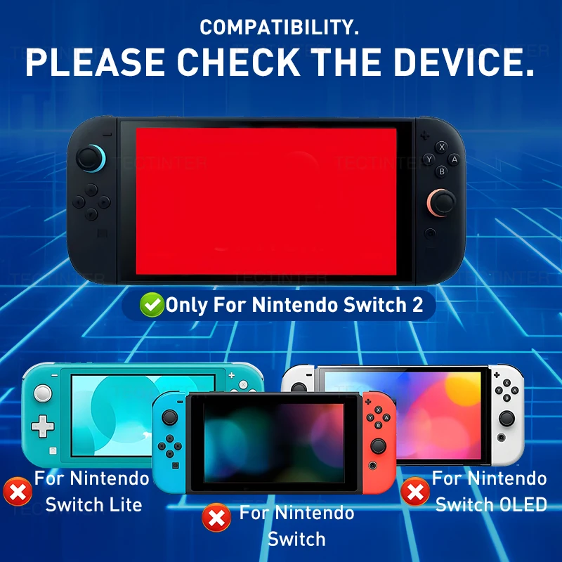 1/2/3PCS Screen Protector For NS Switch 2 Tempered Glass Anti-Scratch HD Clear Protective Film For Switch 2 Accessories