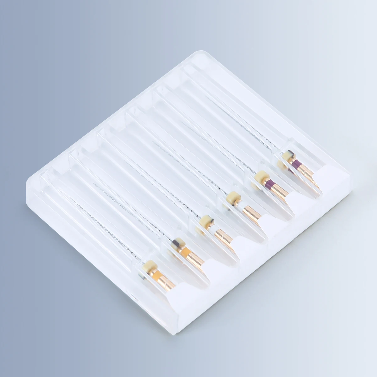 AZDENT 6 pz/scatola Dental Endo File Engine usa File di percorso in nichel-titanio strumento per canale radicolare 25mm dimensioni 13 #-19 # Taper 02