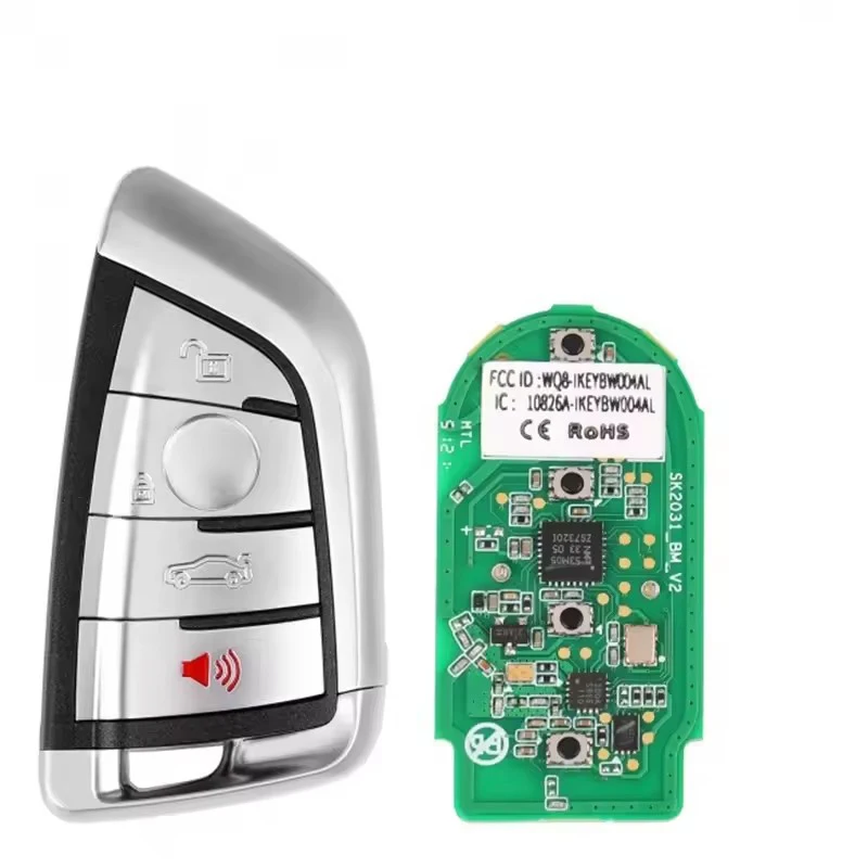 

AUTEL BW003AL BW004AL Universal Smart Remote Key for BMW Razor Fob 3 / 4 Buttons 315/ 433MHz Work With KM100 IM508 IM608 KM100E
