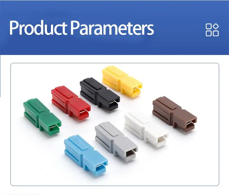 2/6 Pairs 45 Amp Power Pole Red Black Connectors For Style Plugs Marine Power Connector Copper Terminals