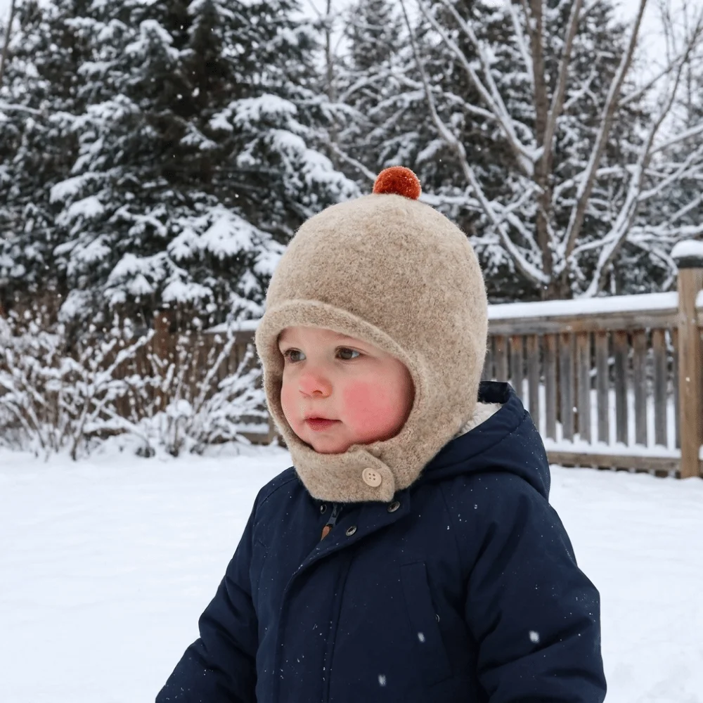 Gorro de invierno para bebé co - Infant Beanie Hat With Ears reseña y precio