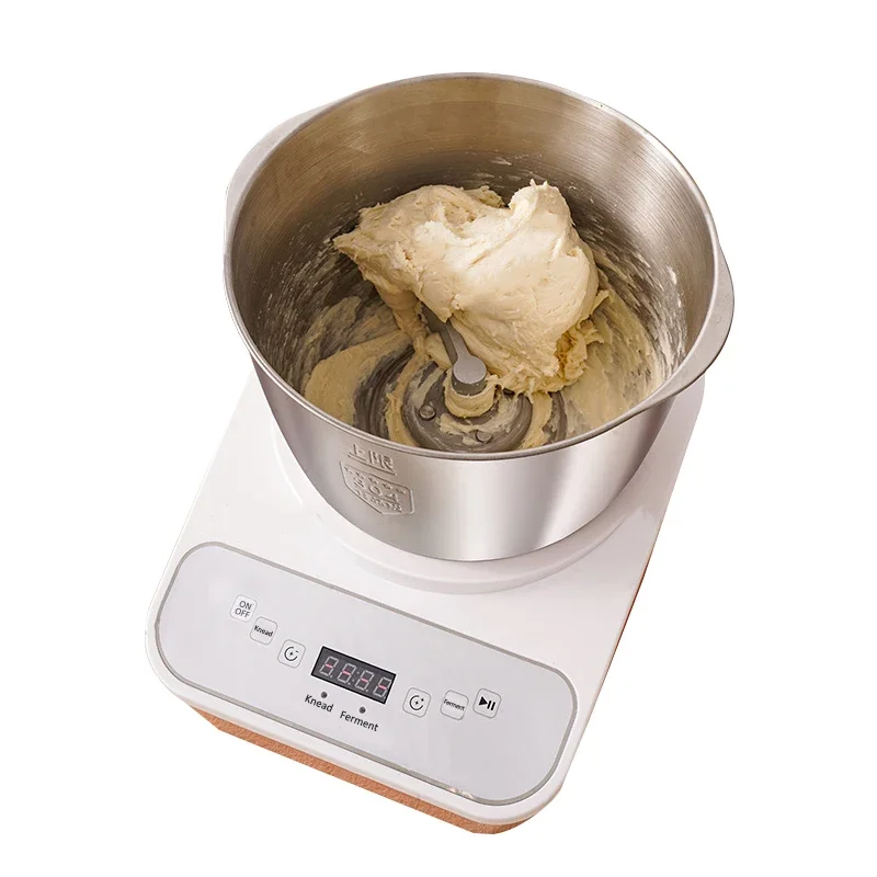 Home Kitchen 5l Electric Full Automatic Dough Maker With Stainless Steel Remove Bowl Bread Dough Making Machine