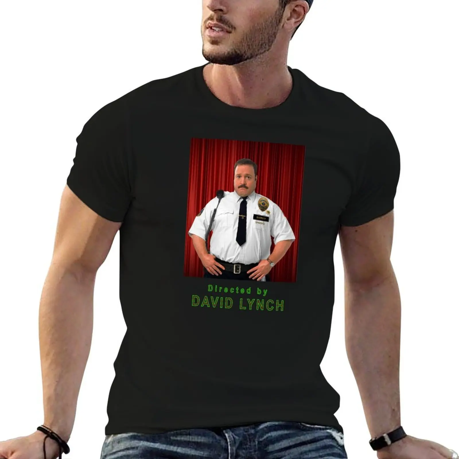 

Blart- Directed by Lynch T-Shirt graphic t shirts for man cotton t shirt man t shirts for man pack cotton T-shirt