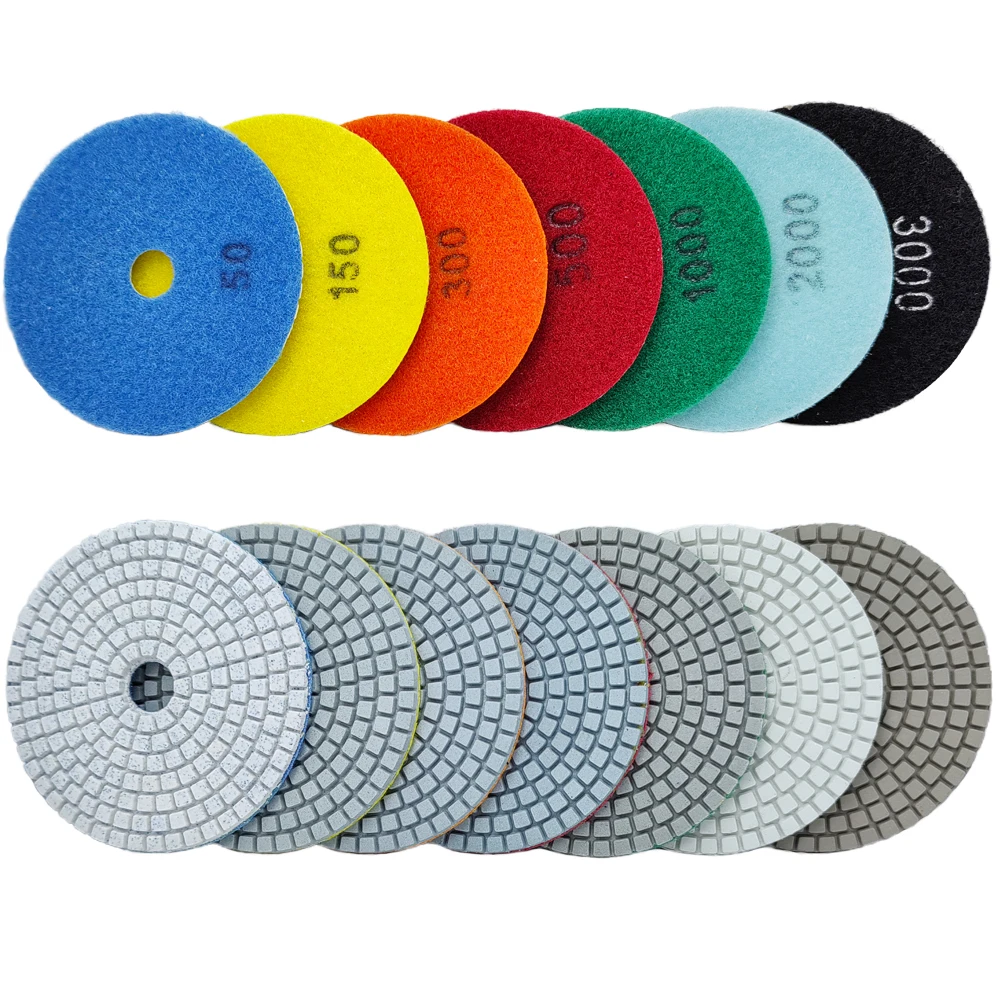 80mm 100mm Diamond Polishing Pad 3\