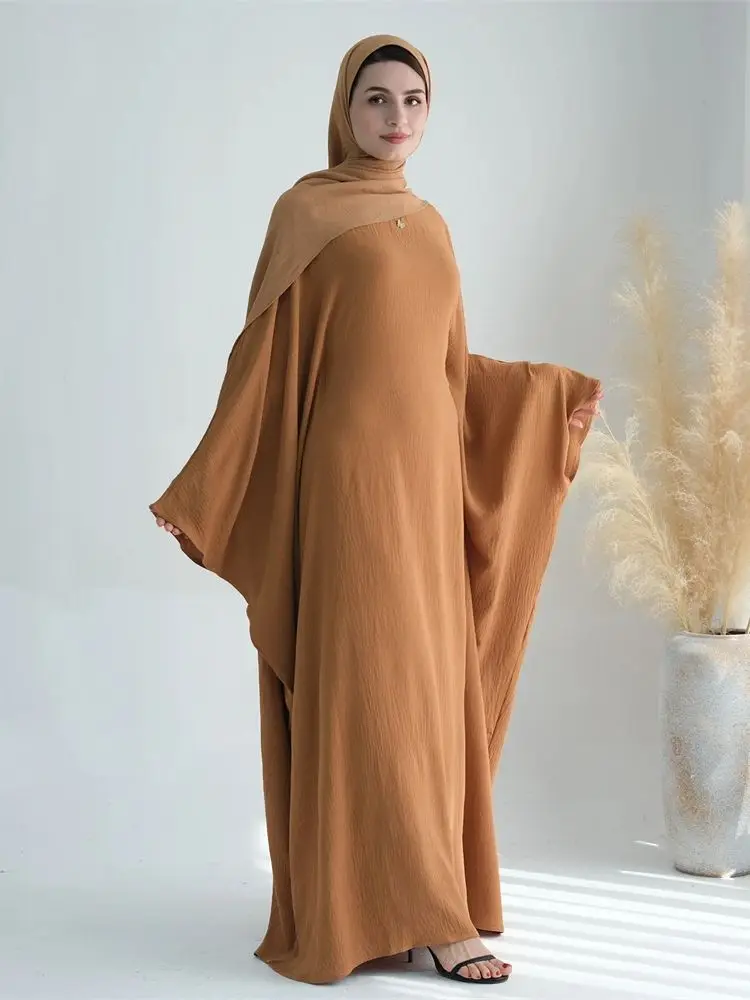 Conjunto de Ramadán Eid Khimar Abaya para mujer, vestido musulmán de Turquía, ropa de oración, vestidos africanos, bata Kebaya