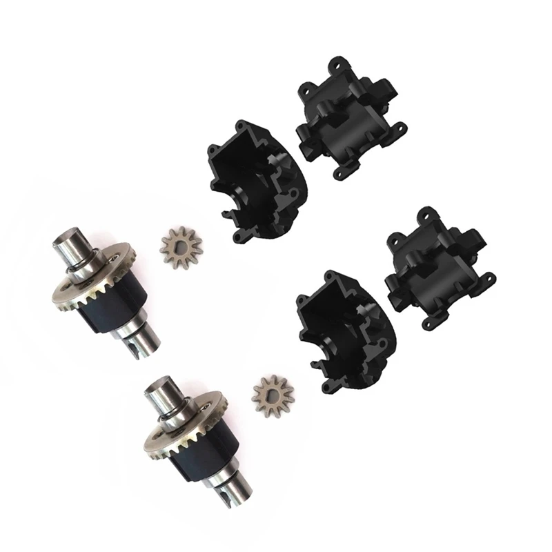 2 Set Metal Differential And Gearbox For SG1603 SG1604 SG1605 UDIRC UD1601 UD1602 UD1603 1/16 RC Car Upgrades Parts