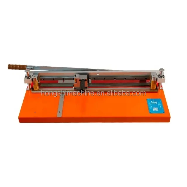 

portable groove machine slotting machine for cardboard to make box sample