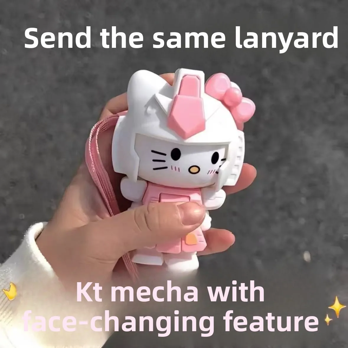 Sanrio Cute Girls' Heart Series My Melody Kuromi Hello Kitty Spinning Stress-Relief Toy, Desk Figurine, Small Gift Decoration