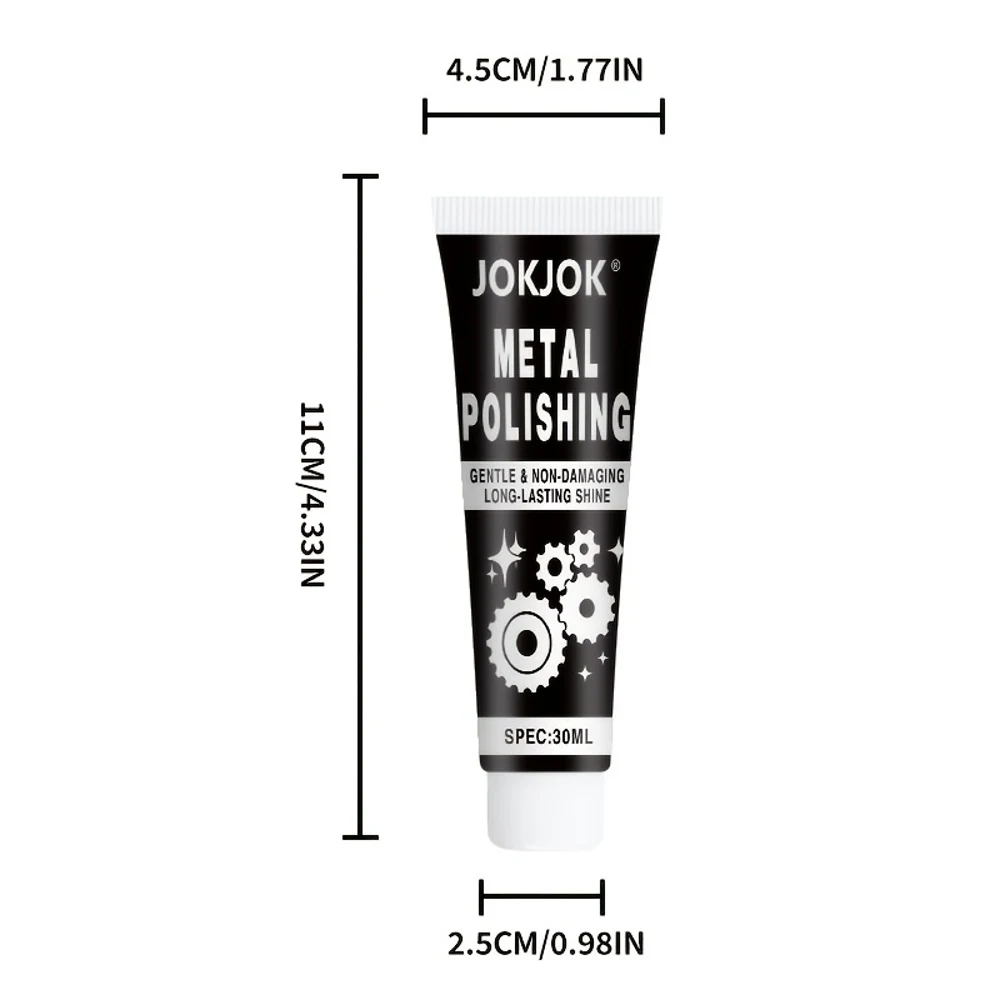 Multi-purpose Metal Polish, Suitable for Stainless Steel Wheel Hubs, Chrome Trim, Door Handles, Etc. Easy to Use and Does Not Da