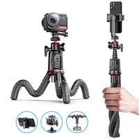 Wireless Bluetooth Selfie Stick for Gopro Octopus Mount for Smartphone Camera Flexible Tripod Gimbal Desktop Live Streaming C03