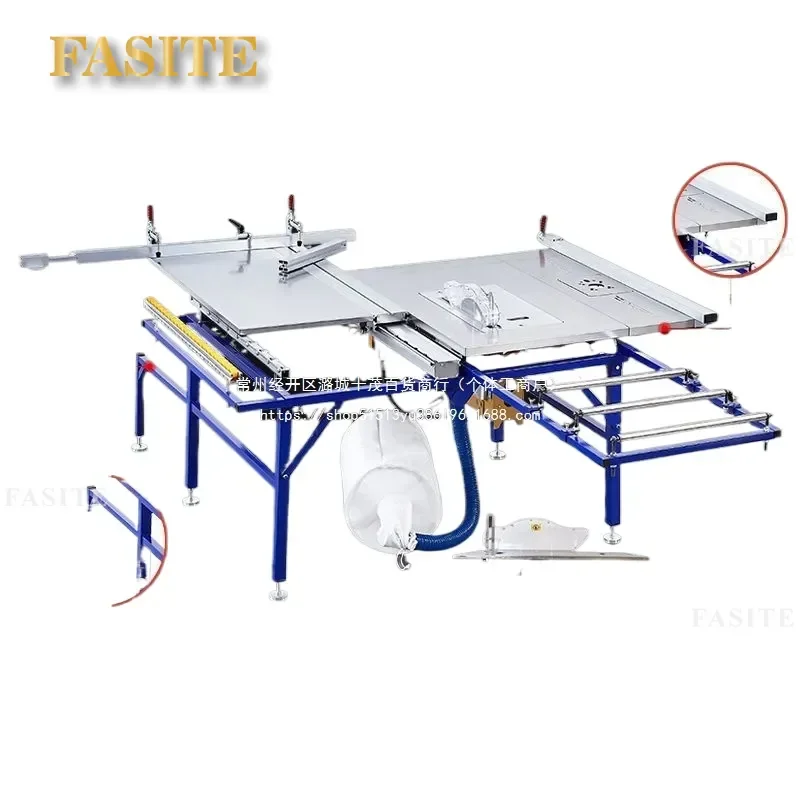 For Folding Saw Table Silent Brushless Dust-free Multifunctional Precision Push Table Saw Workbench Simple Integrated