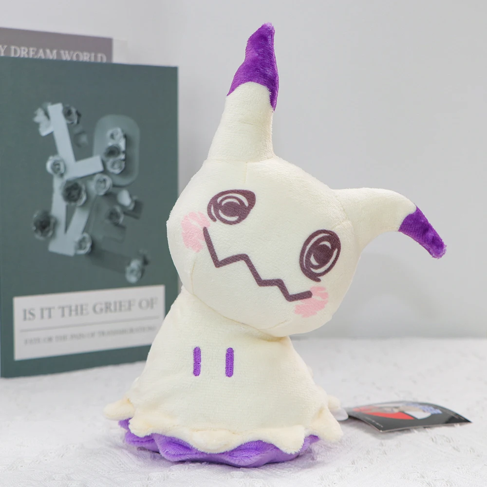 Mimikyu Anime Plüschtiere Niedliche Hässliche Gefüllte Pokemon Mimikyu Plüschpuppe Weiche Plüschfigur für Kinder Fans Geschenk Raumdekoration 23CM – Detail 5