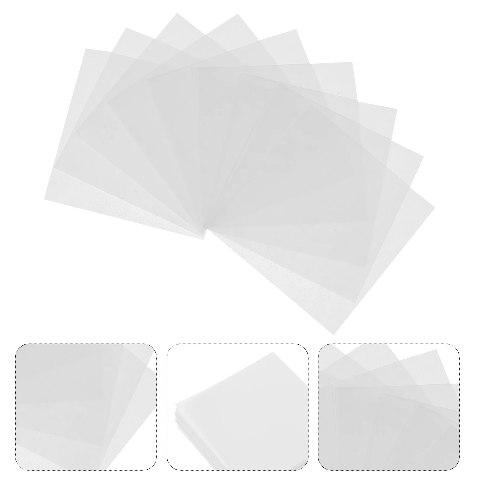 

5 Bags 2500 Sheets Weighing Paper 75x75mm Non Stick Laboratory Balance Smooth Surface Accurate Measurement Mats