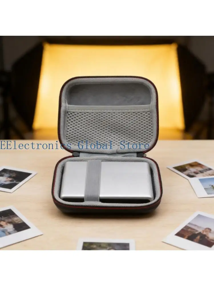 462B Portable Photo Printer Organizers for Mijia1S with Formed Hard Shell, Round Edges, Zippers Closures, and Separate Interior