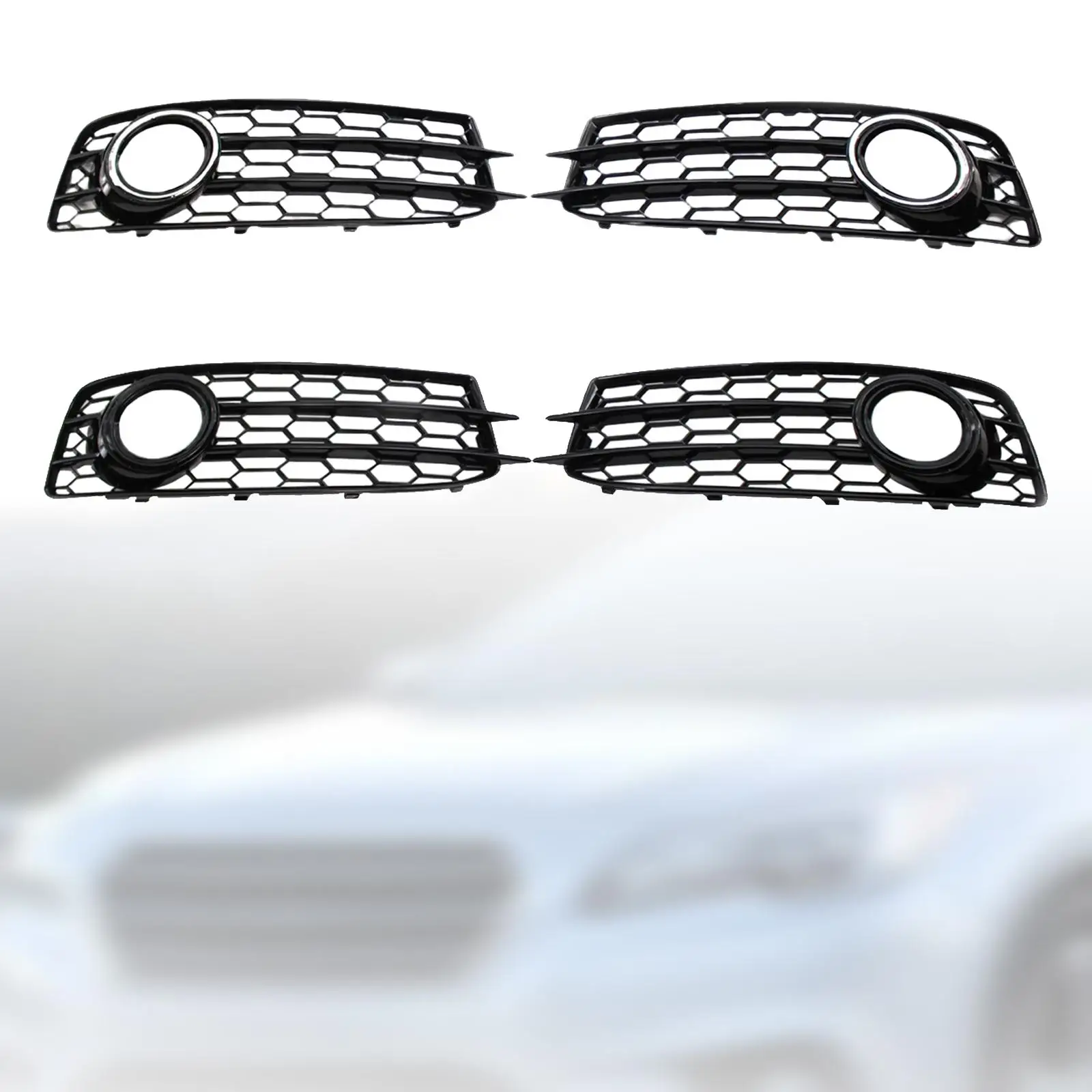 

2 шт., передний бампер, противотуманная фара, гриль, прочные автомобильные аксессуары для Audi A3 8P S-Line